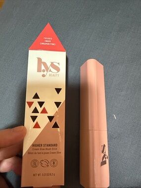 Lys Beauty Higher Standard Cream Glow Blush Stick - Focused (Warm Cinnamon Pink)